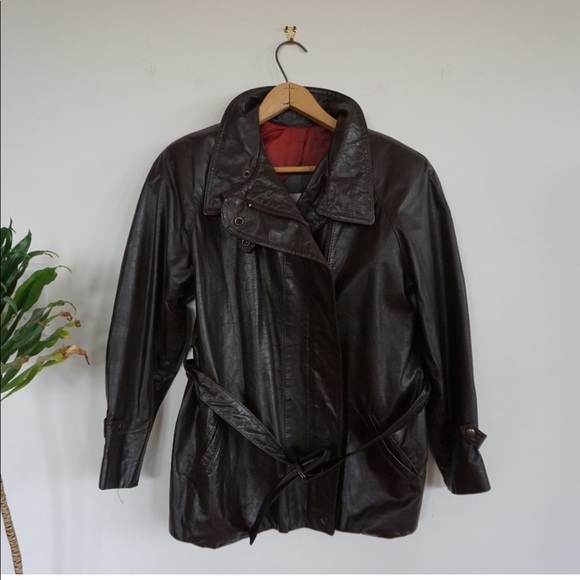 Vintage 1960's Canadian Union Made Leather Jacket - Picture 2 of 15